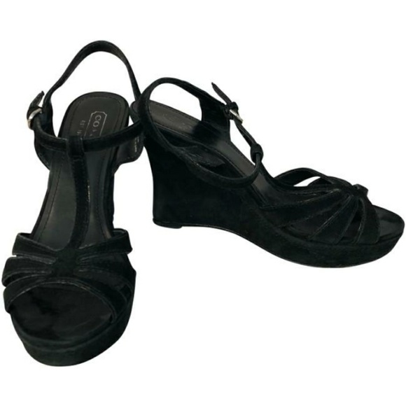 Coach suede wedges - Picture 4 of 5